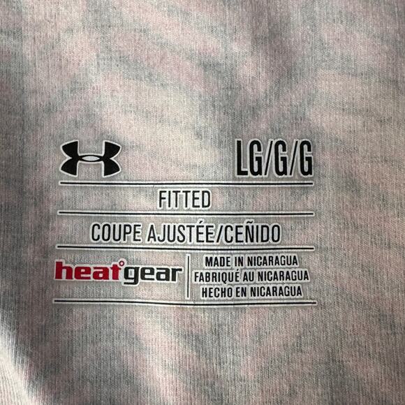 Under Armour Large Surftide Fitted Tank Top HeatGear Racerback After Burn Orange - Picture 7 of 9